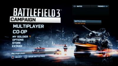 Battlefield 3 - Screenshot - Game Select Image