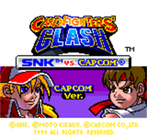 SNK vs. Capcom: Card Fighters' Clash: Capcom Cardfighter's Version - Screenshot - Game Title Image