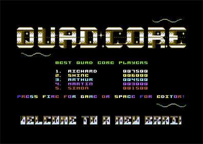 Quad Core - Screenshot - Game Title Image