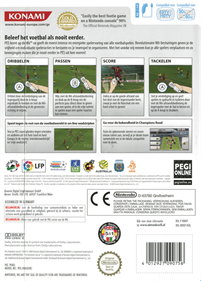 PES 2008: Pro Evolution Soccer - Box - Back Image