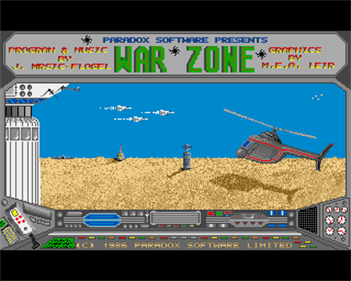 War Zone (Paradox) - Screenshot - Game Title Image