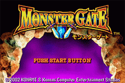 Monster Gate - Screenshot - Game Title Image