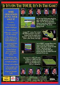 PGA Tour Golf II - Box - Back Image