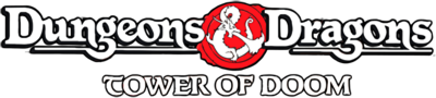 Dungeons & Dragons Collection: Tower of Doom - Clear Logo Image