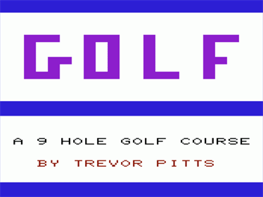 Golf - Screenshot - Game Title Image