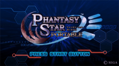 Phantasy Star Portable - Screenshot - Game Title Image