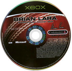 Brian Lara International Cricket 2005 - Disc Image