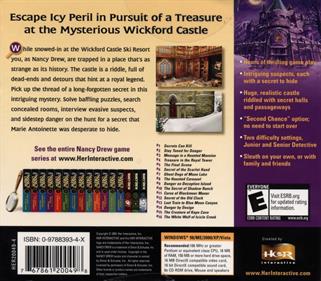 Nancy Drew: Treasure in the Royal Tower - Box - Back Image