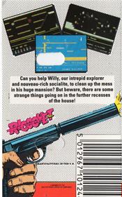 Jet Set Willy II: The Final Frontier - Box - Back Image