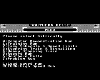 Southern Belle - Screenshot - Game Select Image