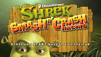 Shrek Smash n' Crash Racing - Screenshot - Game Title Image