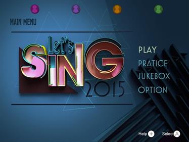 Let's Sing 2015 - Screenshot - Game Title Image