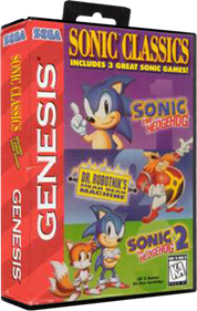 Sonic Classics - Box - 3D Image
