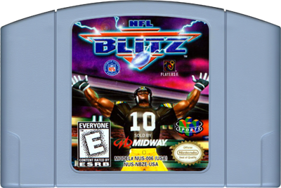 NFL Blitz - Cart - Front Image