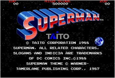 Superman - Screenshot - Game Title Image