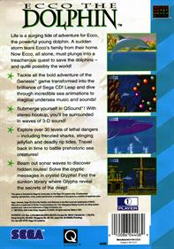 Ecco the Dolphin - Box - Back Image