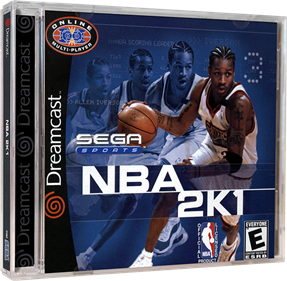 NBA 2K1 - Box - 3D Image