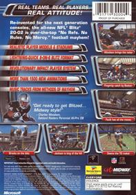 NFL Blitz 2002 - Box - Back Image