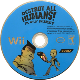 Destroy All Humans! Big Willy Unleashed - Disc Image