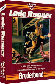 Lode Runner (Brøderbund Software) - Box - 3D Image