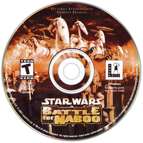 Star Wars: Battle for Naboo - Disc Image