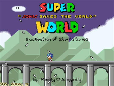 Super Sonic Saves the World - Screenshot - Game Title Image