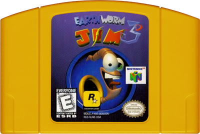 Earthworm Jim 3D - Cart - Front Image