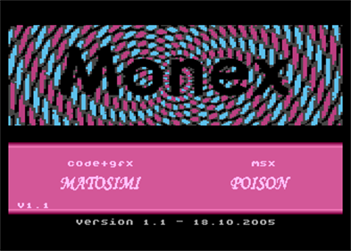 Monex - Screenshot - Game Title Image