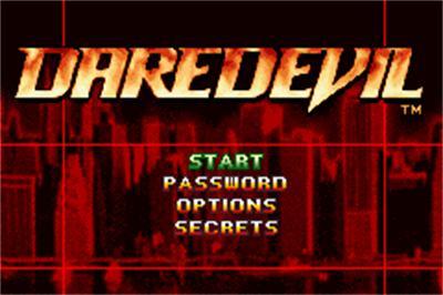Daredevil - Screenshot - Game Select Image