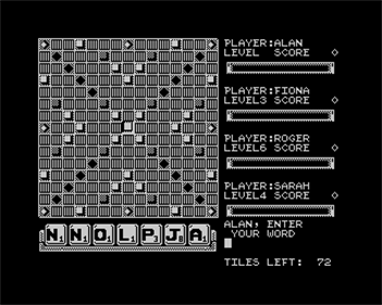 Computer Scrabble De Luxe - Screenshot - Gameplay Image