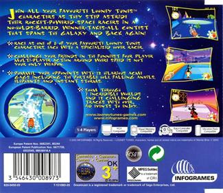 Looney Tunes: Space Race - Box - Back Image
