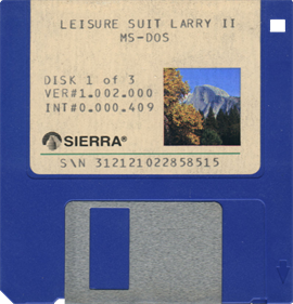 Leisure Suit Larry Goes Looking for Love (in Several Wrong Places) - Disc