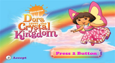 Dora the Explorer: Dora Saves the Crystal Kingdom - Screenshot - Game Title Image