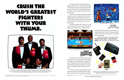 Champions Forever Boxing - Advertisement Flyer - Front Image