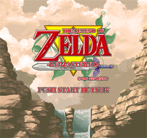 The Legend of Zelda: Remastered - Screenshot - Game Title Image