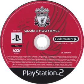 Club Football: Liverpool FC - Disc Image