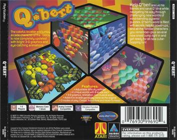 Q*bert - Box - Back Image