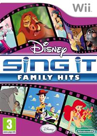 Disney Sing It: Family Hits - Box - Front Image