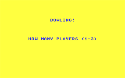 Bowling Champ - Screenshot - Game Title Image