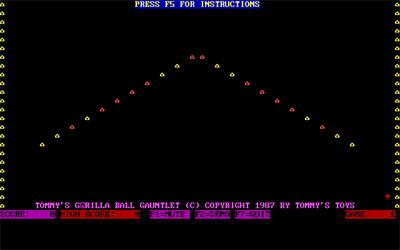 Tommy's Gorilla Ball Gauntlet - Screenshot - Game Title Image