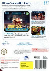 Spore Hero - Box - Back Image