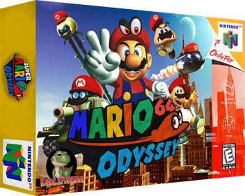 Super Mario Odyssey 64 - Box - 3D Image