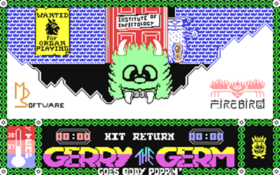 Gerry the Germ Goes Body Poppin' - Screenshot - Game Title Image
