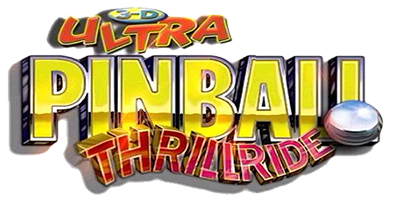 3-D Ultra Pinball: Thrillride - Clear Logo Image