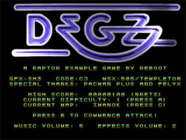Degz - Screenshot - Game Title Image
