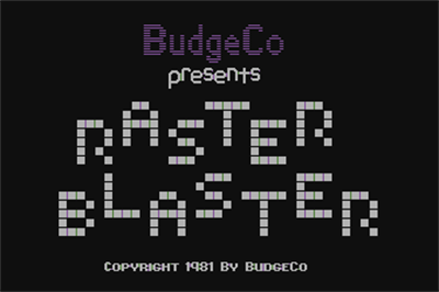 Raster Blaster - Screenshot - Game Title Image