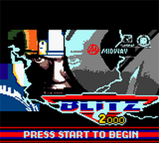 NFL Blitz 2000 - Screenshot - Game Title Image