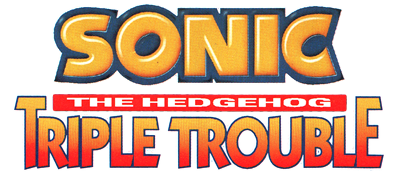 Sonic the Hedgehog: Triple Trouble - Clear Logo Image