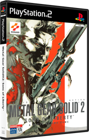 Metal Gear Solid 2: Sons of Liberty - Box - 3D Image