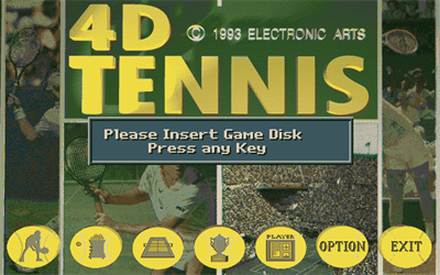 4D Tennis - Screenshot - Game Title Image